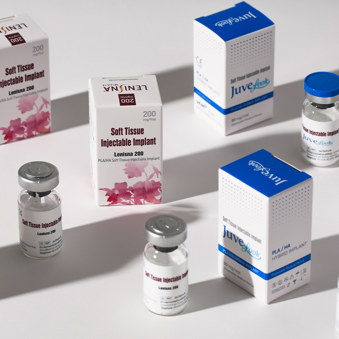 Gamme JuveLook et Lenisna — flacons et coffrets